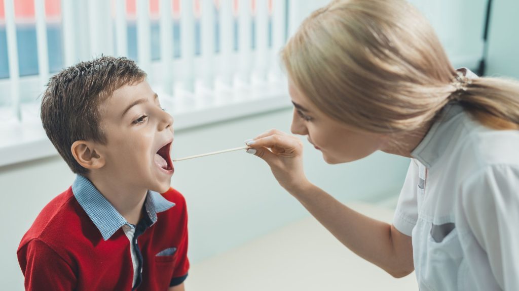 strep throat symptoms in kids